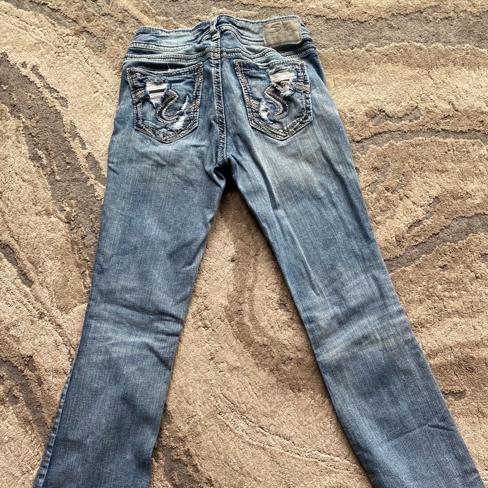Bootcut silver brand jeans